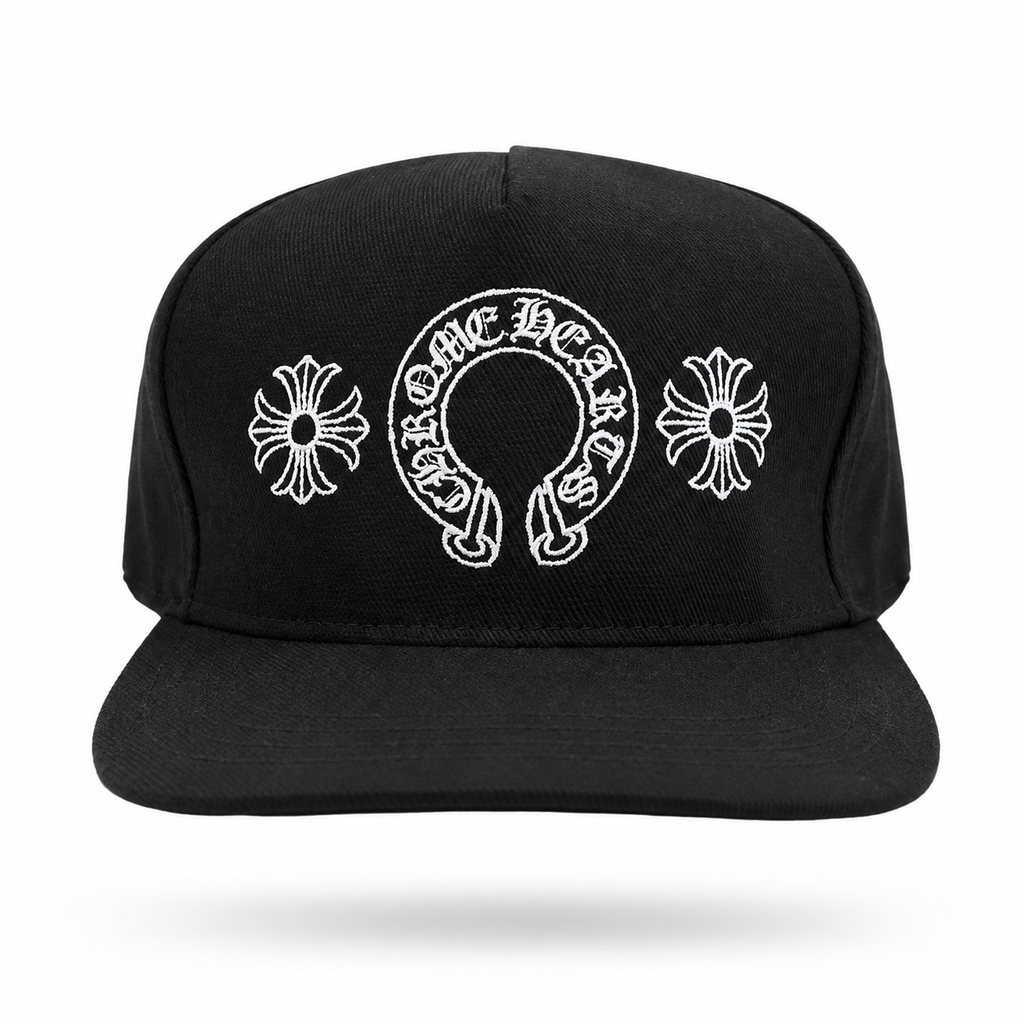 Gorra Chrome Hearts Horseshoe Denim Baseball Negra