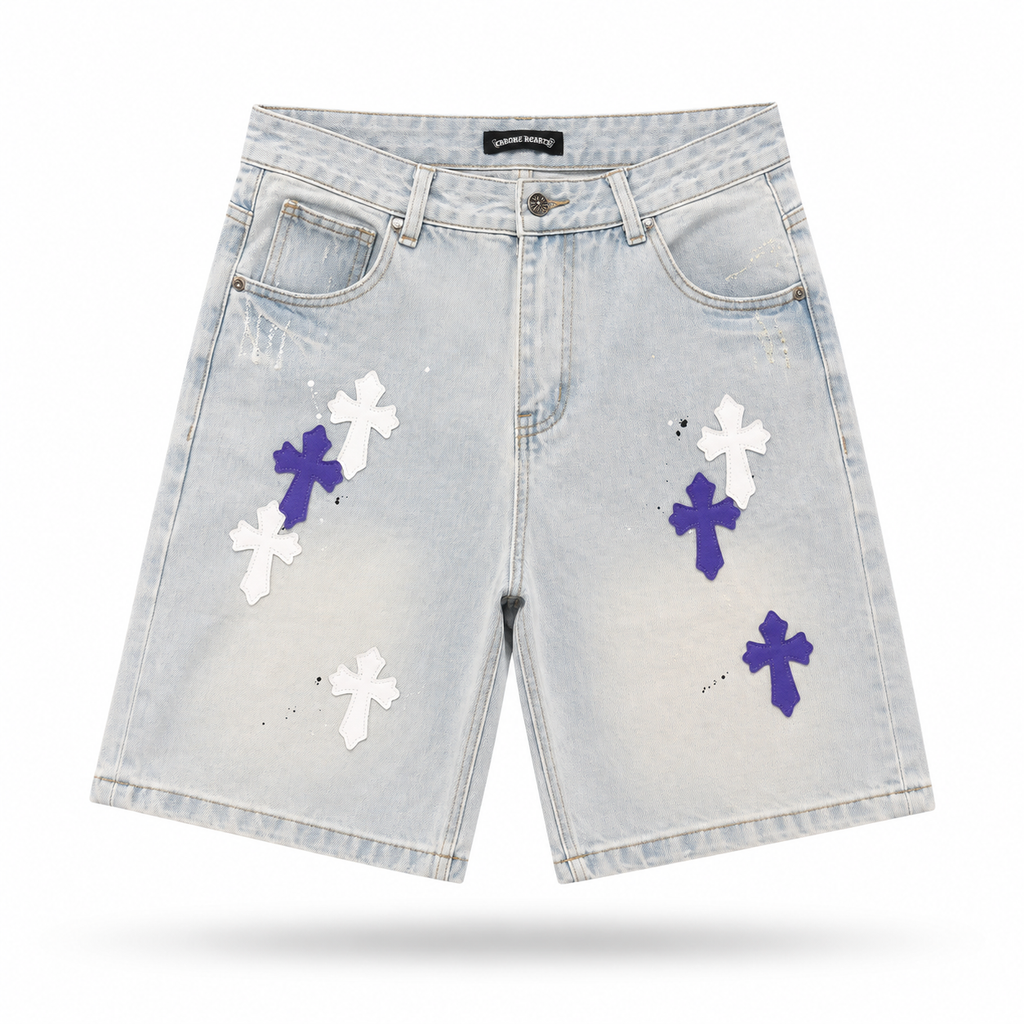 Short Chrome Hearts Multi Cross Carpenter Denim