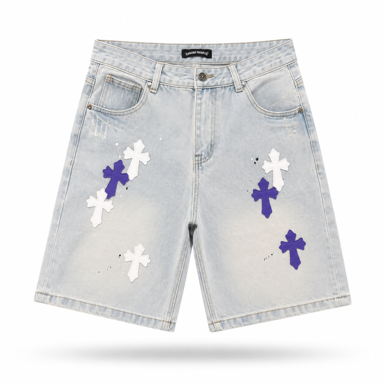 Short Chrome Hearts Multi Cross Carpenter Denim