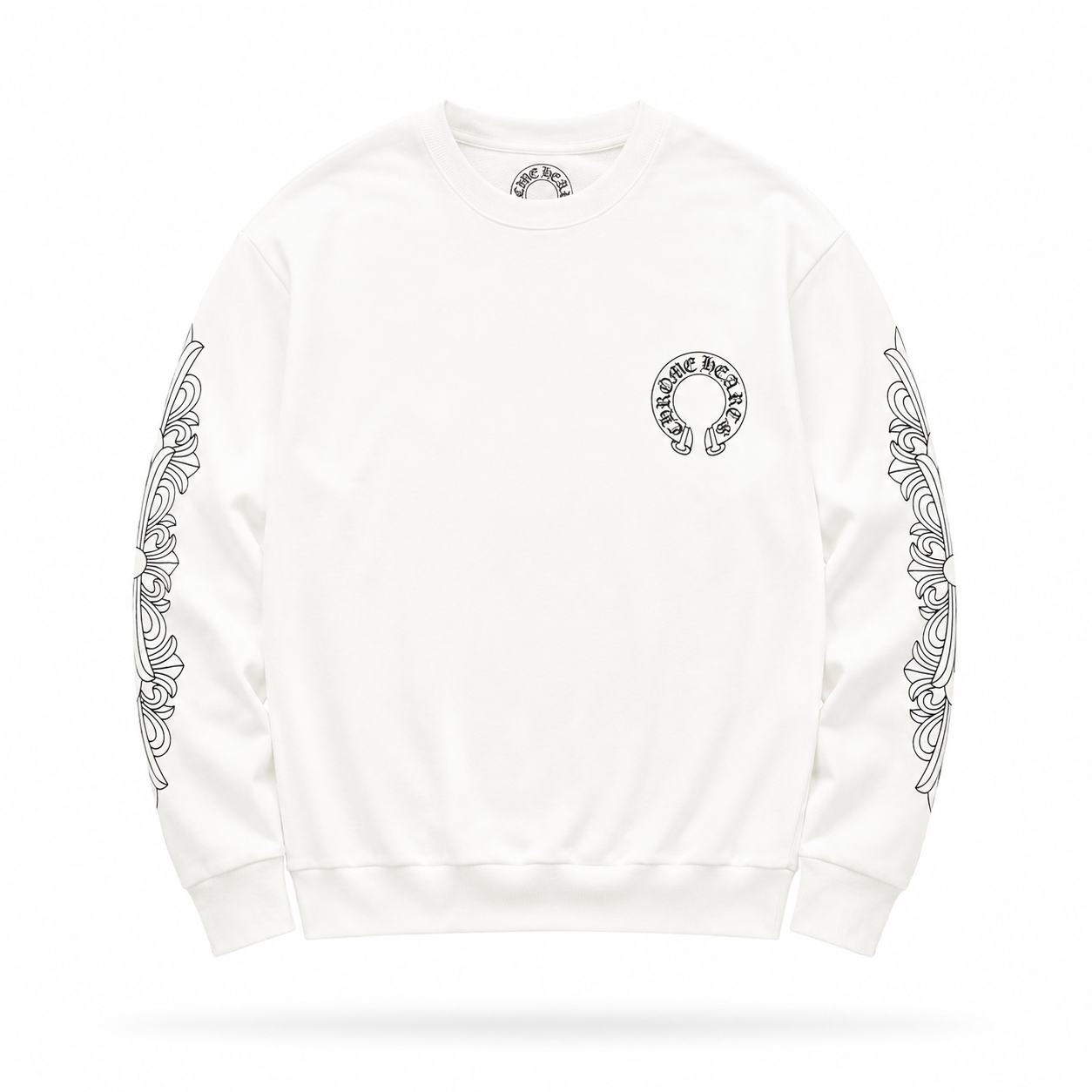 Sudadera Chrome Hearts Horseshoe Blanco