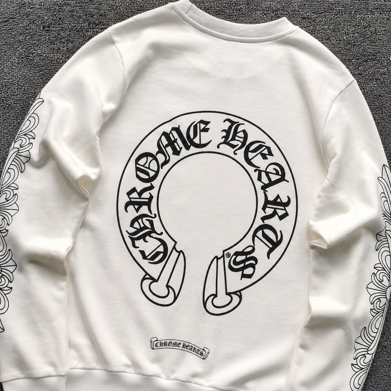 Sudadera Chrome Hearts Horseshoe Blanco